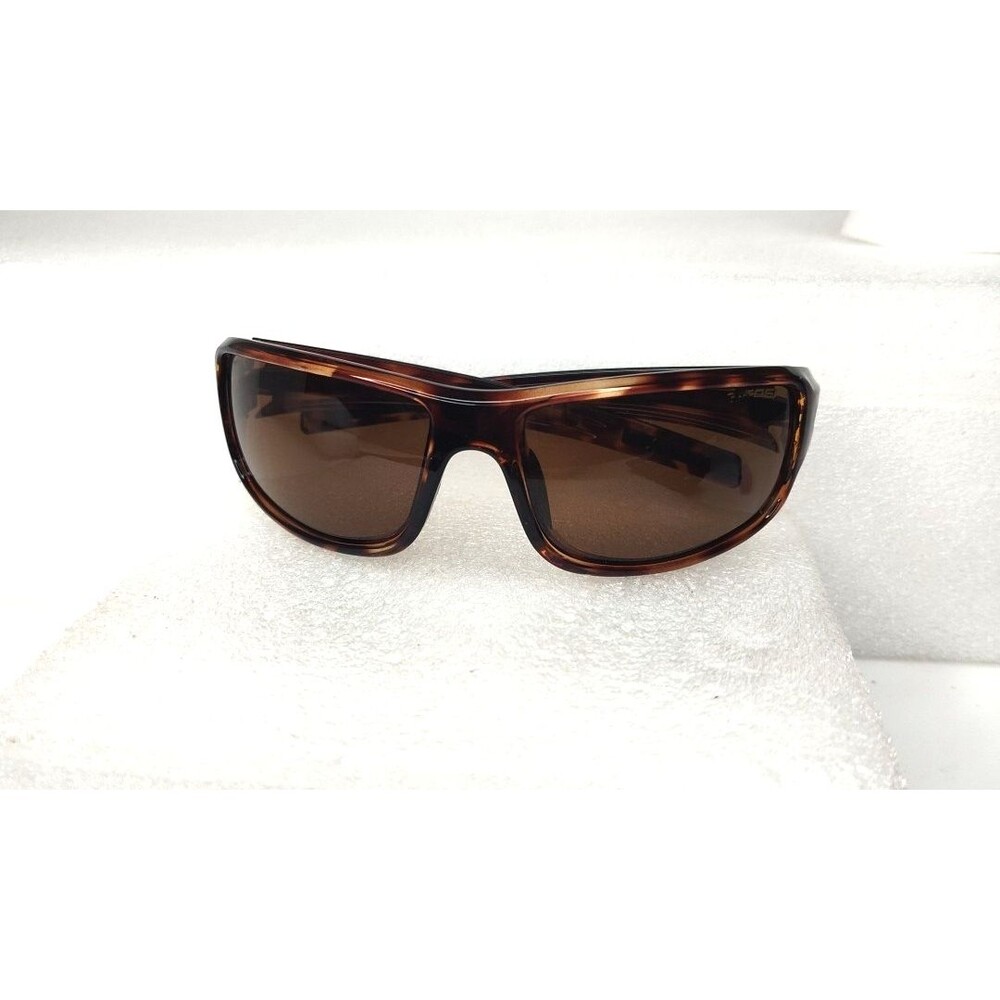 Tifosi Sunglasses Bronx Tortise Shell  Wrap Sports Cycling Running Outdoor UV400 - Picture 8 of 9